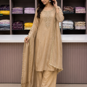 golden color kurti for women