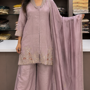 lavender sharara set for women