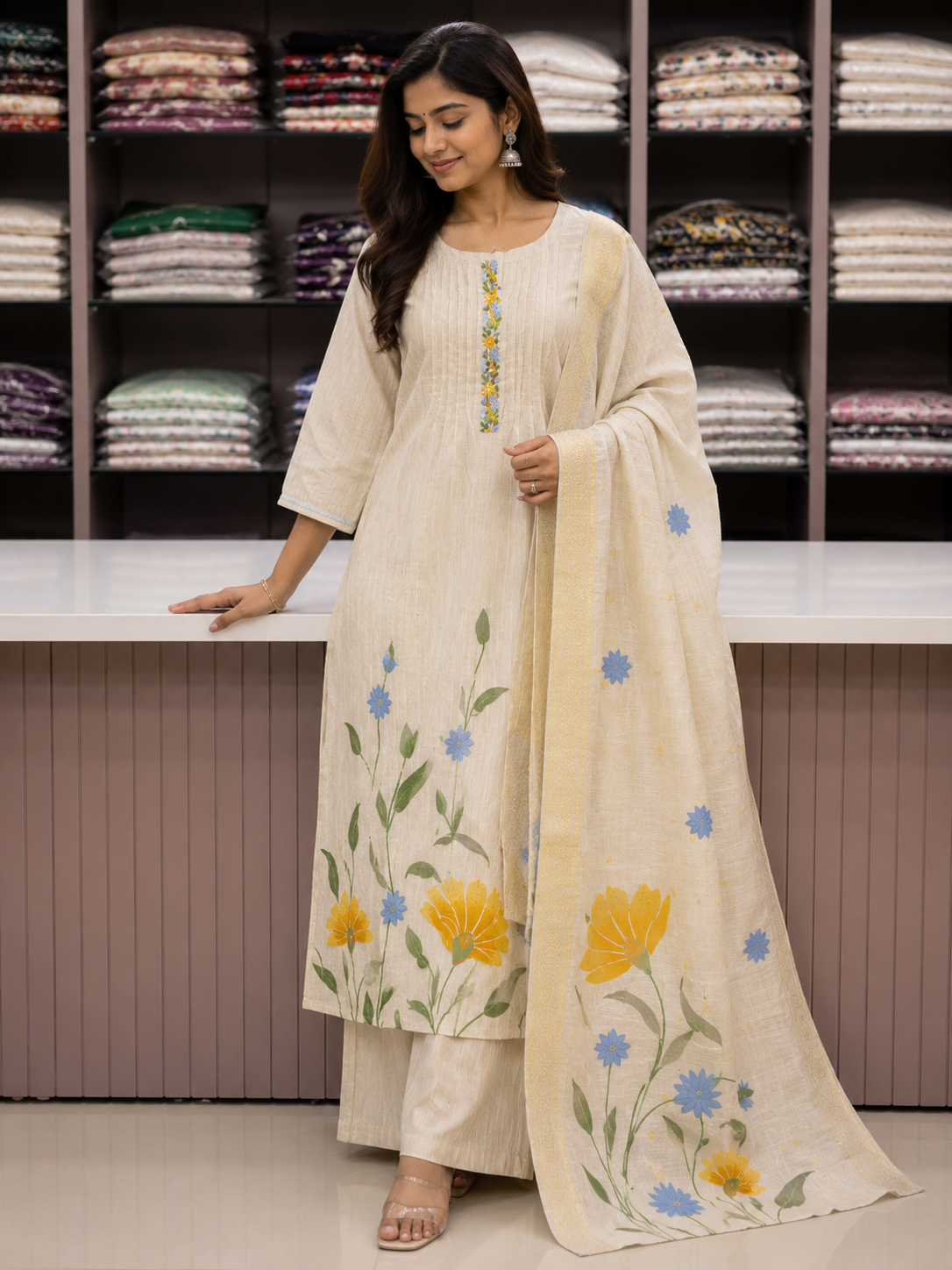 white kurti for women