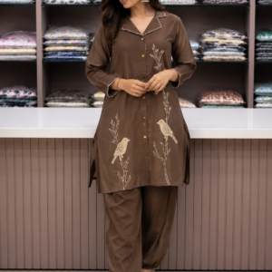 brown kurti for women