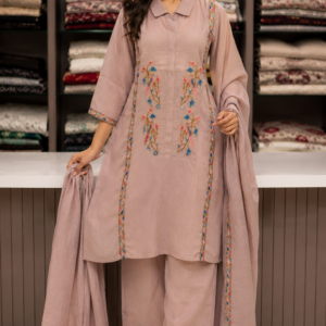 pink kurti set women