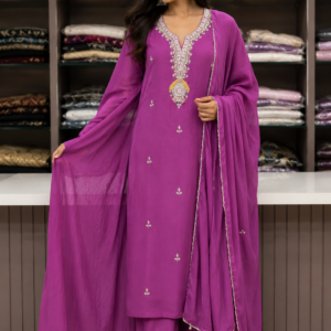 purple kurti for women