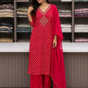 red kurti for women