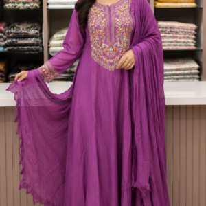 purple kurti for women